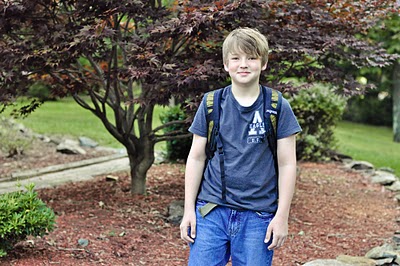 Asher – day one of grade five