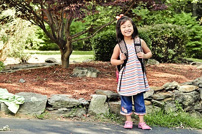 Isabelle – first day of grade K